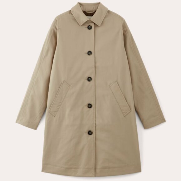 Everlane Mac Coat in beige Cornstalk L - Picture 1 of 6